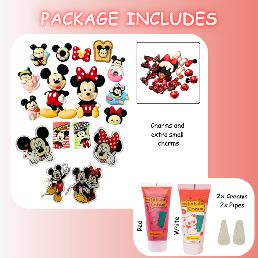 Mouse Couple DIY Charms Craft Kit