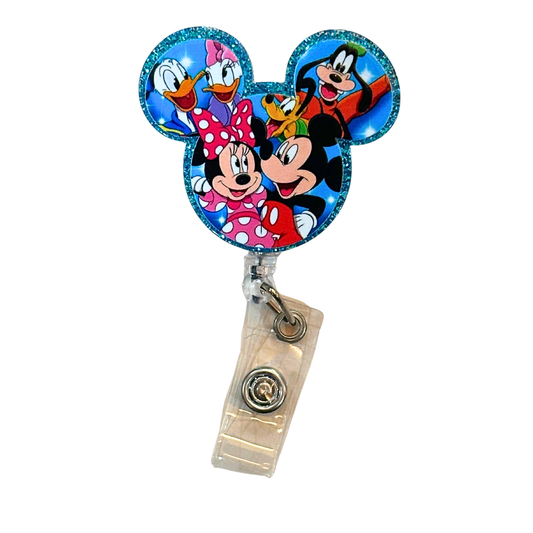 Mouse Ears Friends Badge Reel