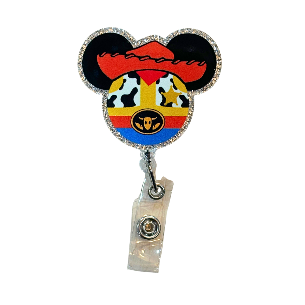 Mouse Ears Woody Badge Reel