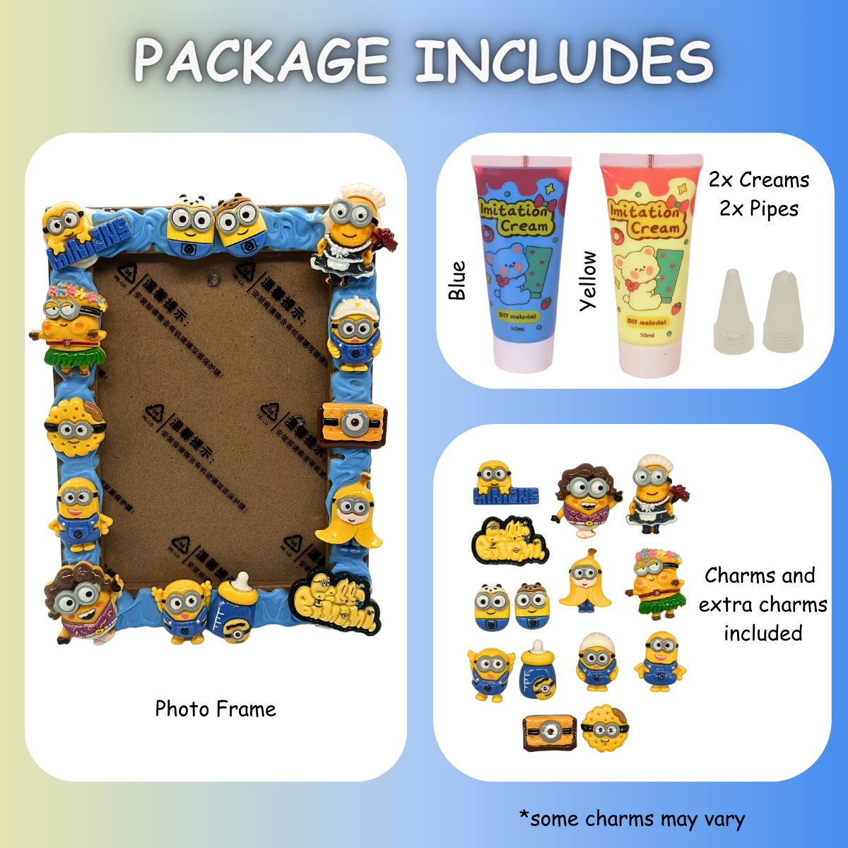 Minions DIY Charms Craft Kit