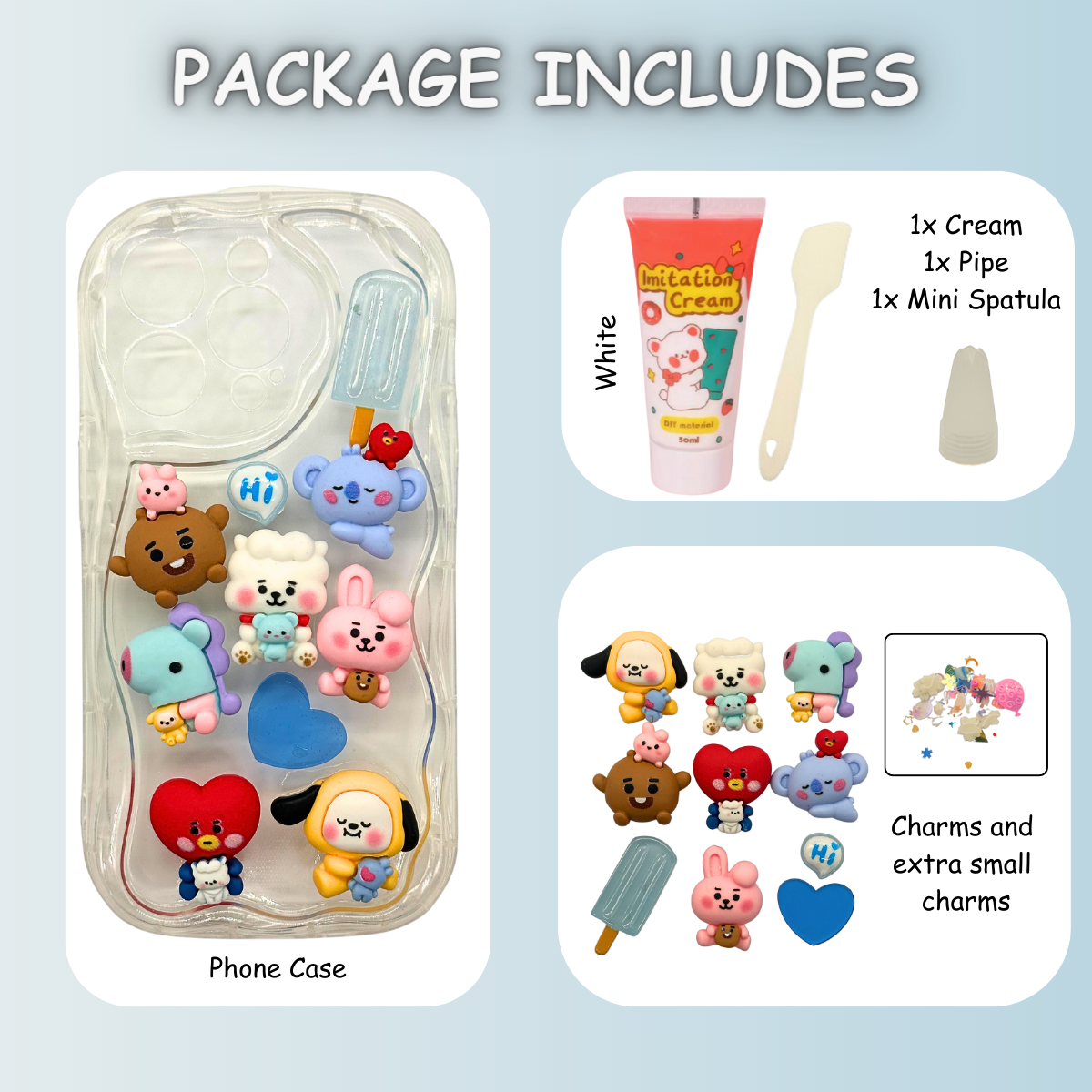 BT21 DIY Decoden Charms Kit