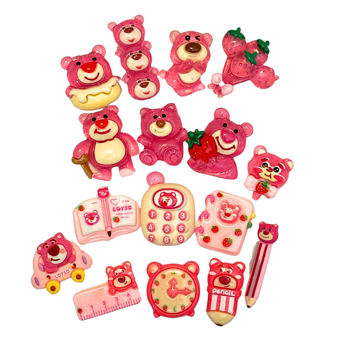 Pink Bear #2 DIY Charms Craft Kit