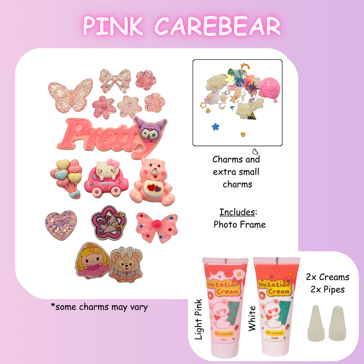 Care bear DIY Charms Craft Kit