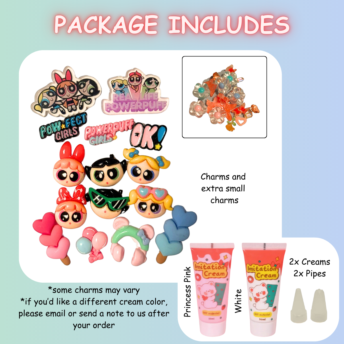 Power-Puff Girls DIY Charm Craft Kit