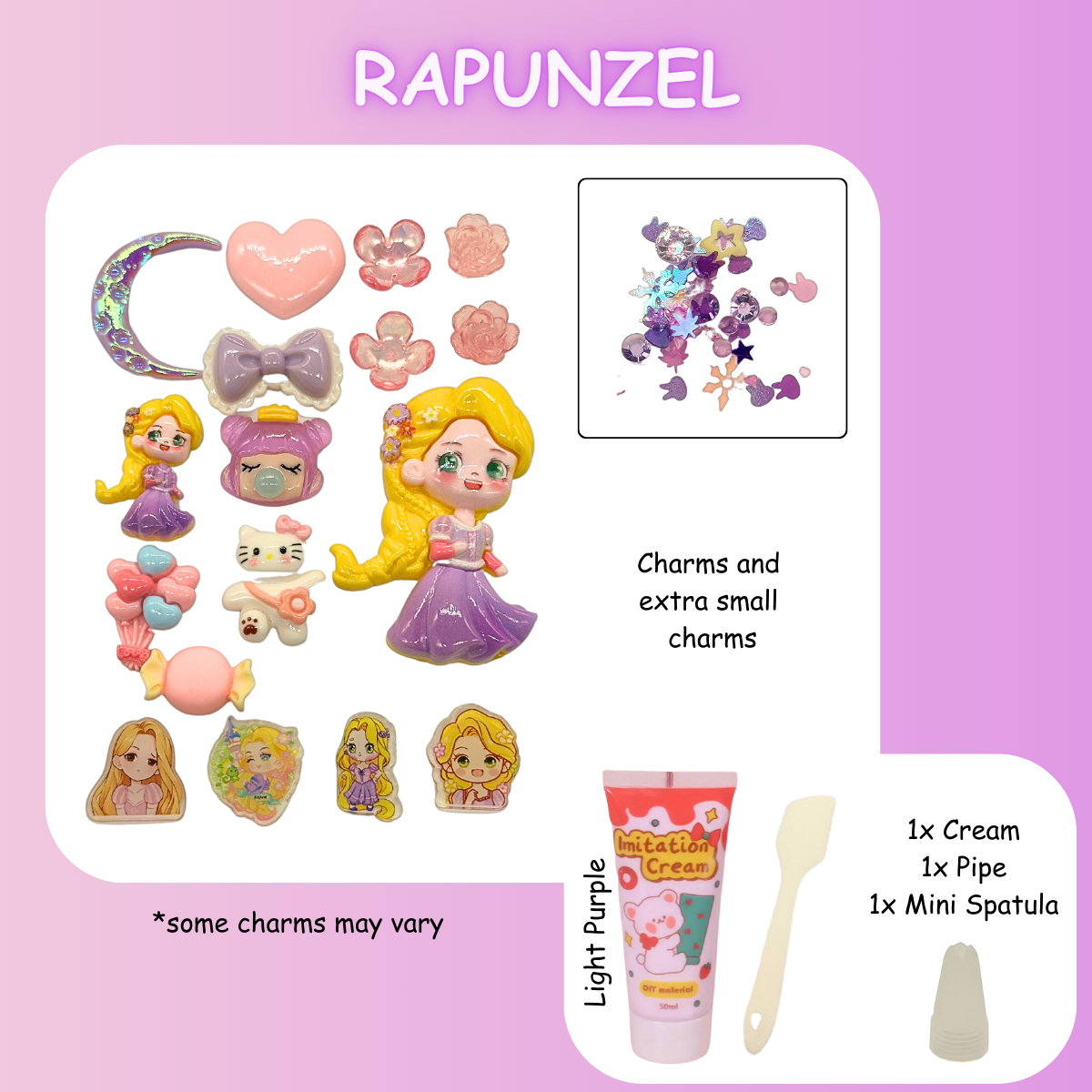 Rapunzel DIY Charms Craft Kit