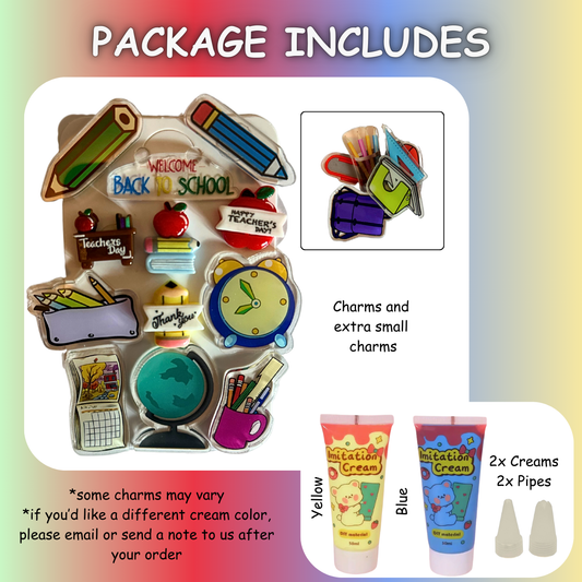 Back To School DIY Charms Craft Kit