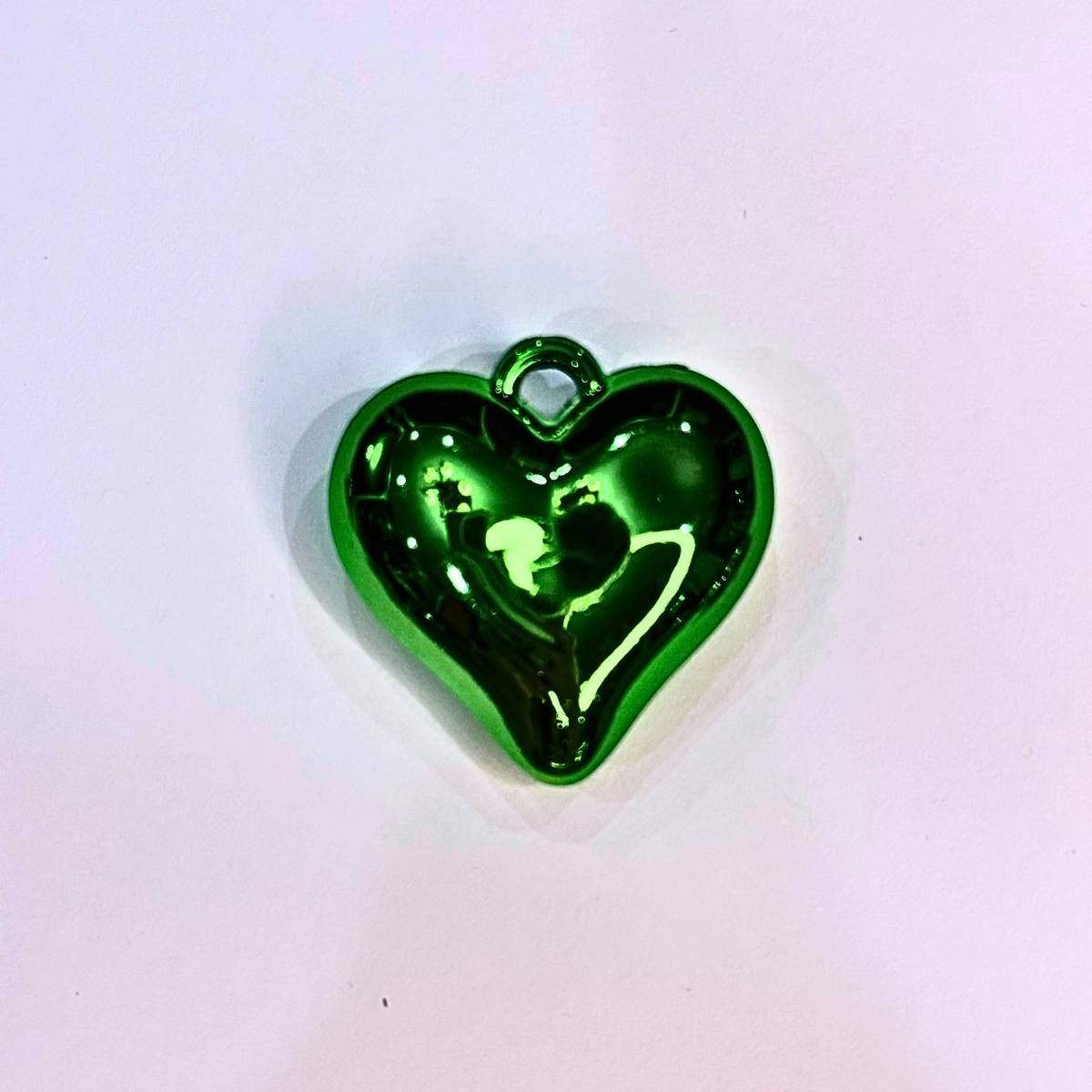 Shiny Heart Pendant Charms