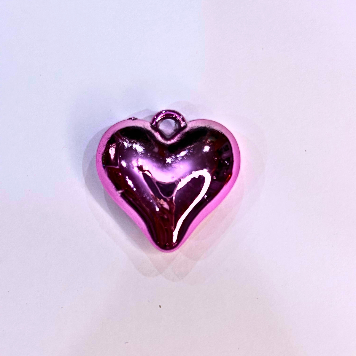 Shiny Heart Pendant Charms