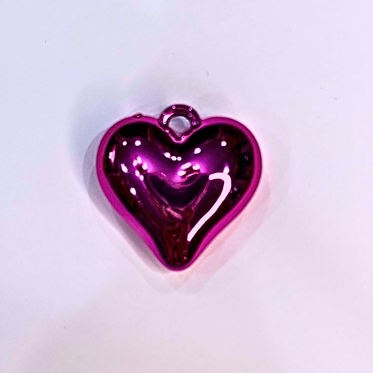 Shiny Heart Pendant Charms