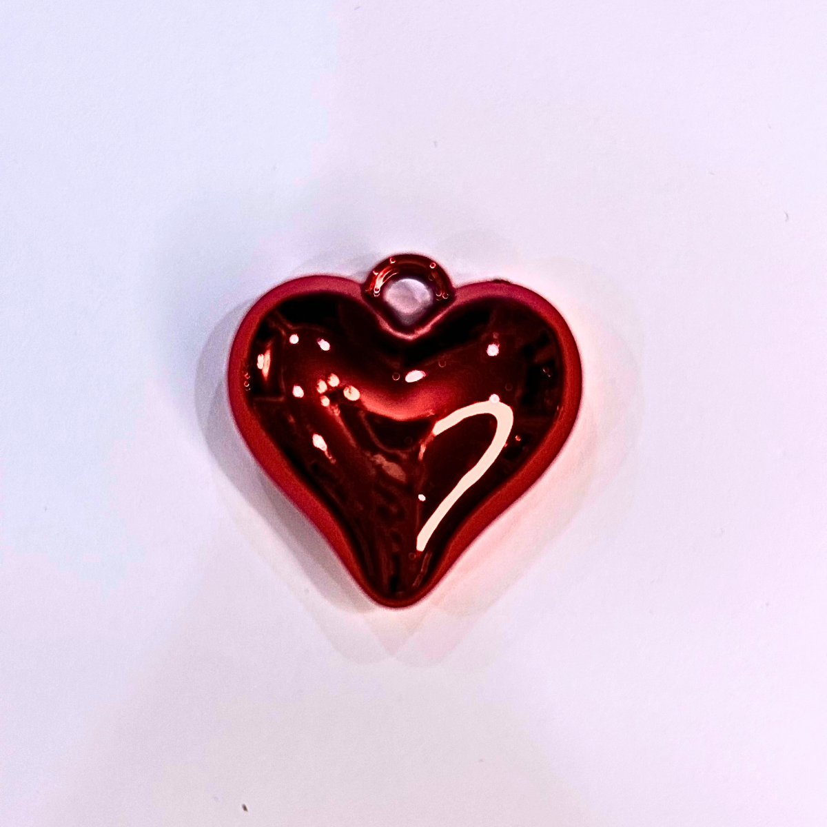 Shiny Heart Pendant Charms