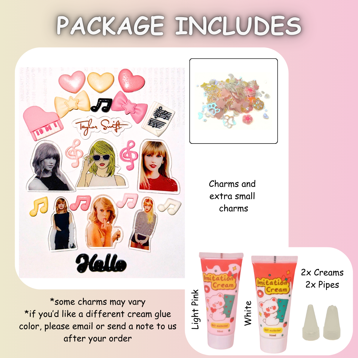 Swiftie Fan DIY Charms Craft Kit