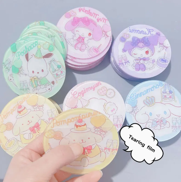 Kawaii Round Coasters Set of 6