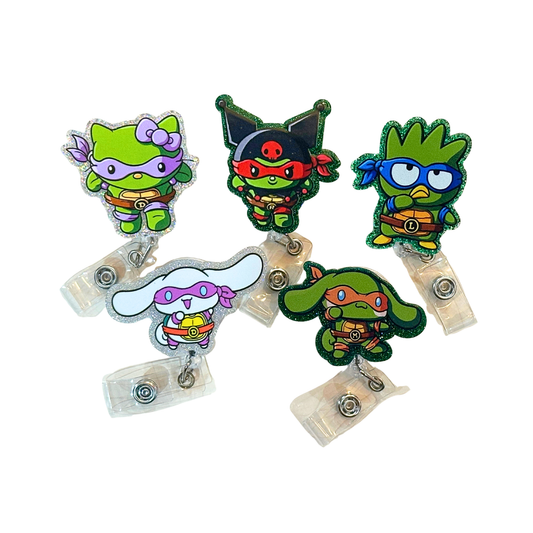 Ninja Costume Badge Reel