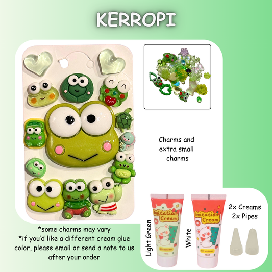 Green Frog DIY Charms Craft Kit