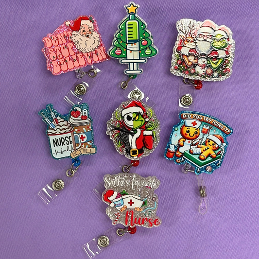 Christmas Badge Reels