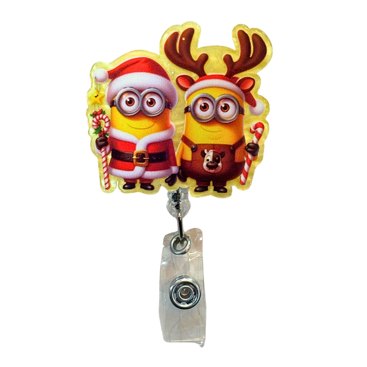 Xmas Minion Duo Badge Reel